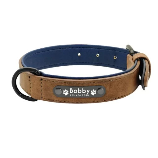 hundehalsband mit namen leder
