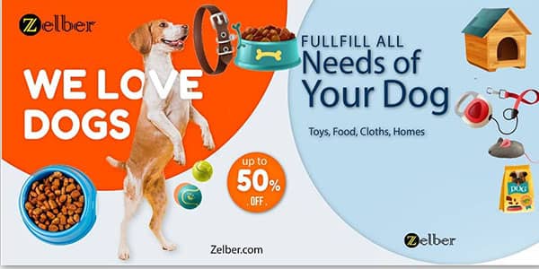 zelber online store banner