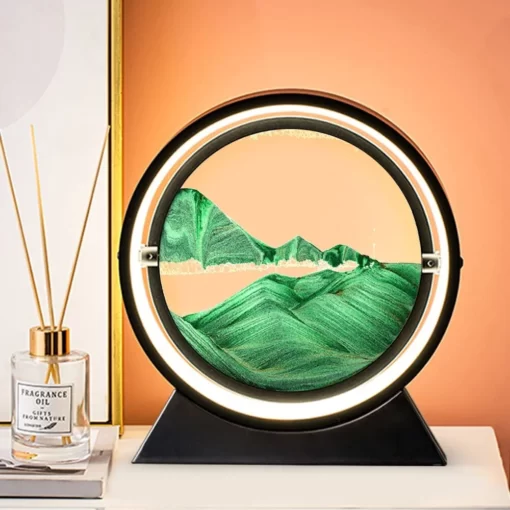 Moving Sand Art table Lamp