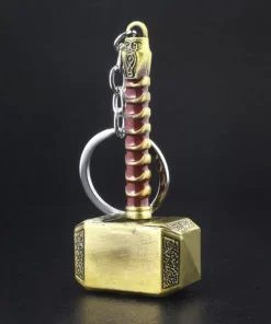 Thor hammer keychain ironman