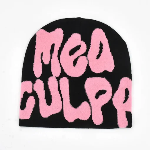 Mea-Culpa-Beanie-black-and-pink