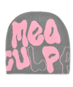 Mea-Culpa-Beanie-gray-and-pink 2
