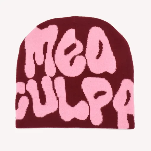 Mea-Culpa-Beanie-red-and-pink