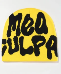 Mea-Culpa-Beanie-yellow-and-black