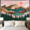 Forest Mountain Landscape Tapestry