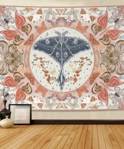 Bohemian Retro Butterfly Tapestry