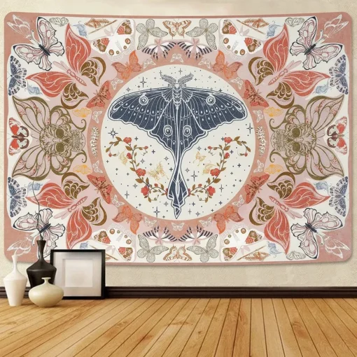 Bohemian Retro Butterfly Tapestry